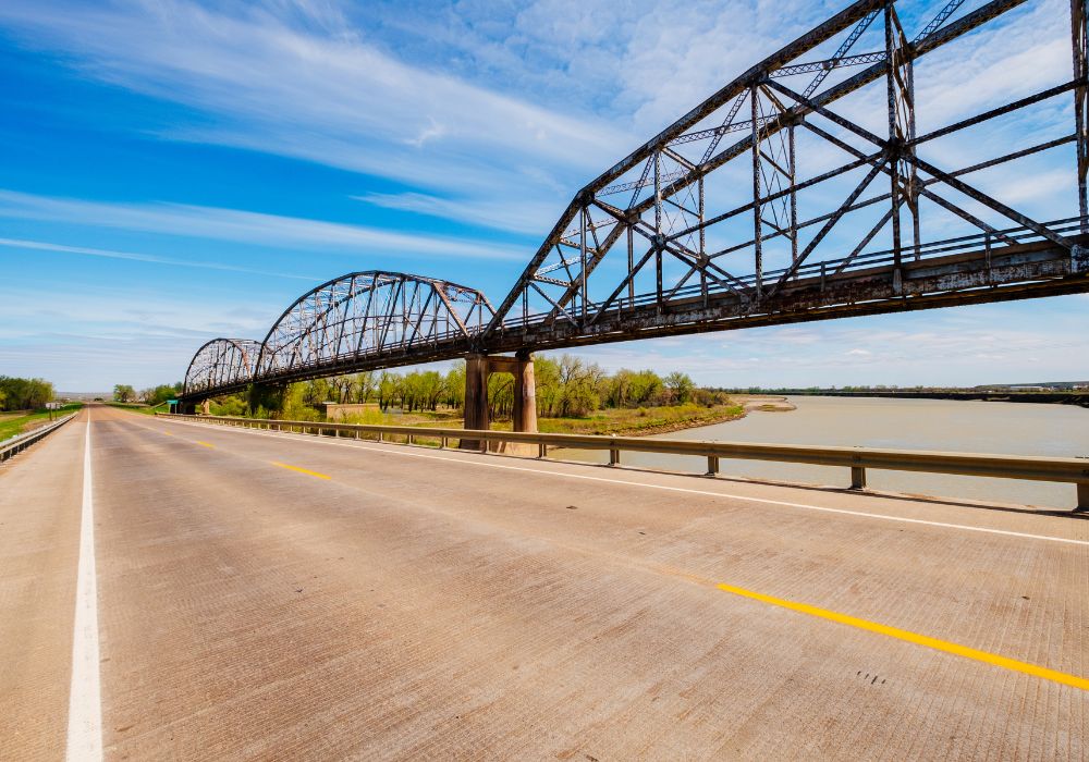 Bridge in Wolf Point, Montanna