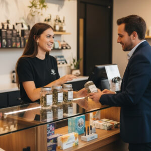 Interior of dispensary 
