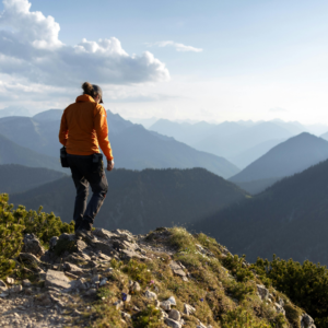 hiker in montana